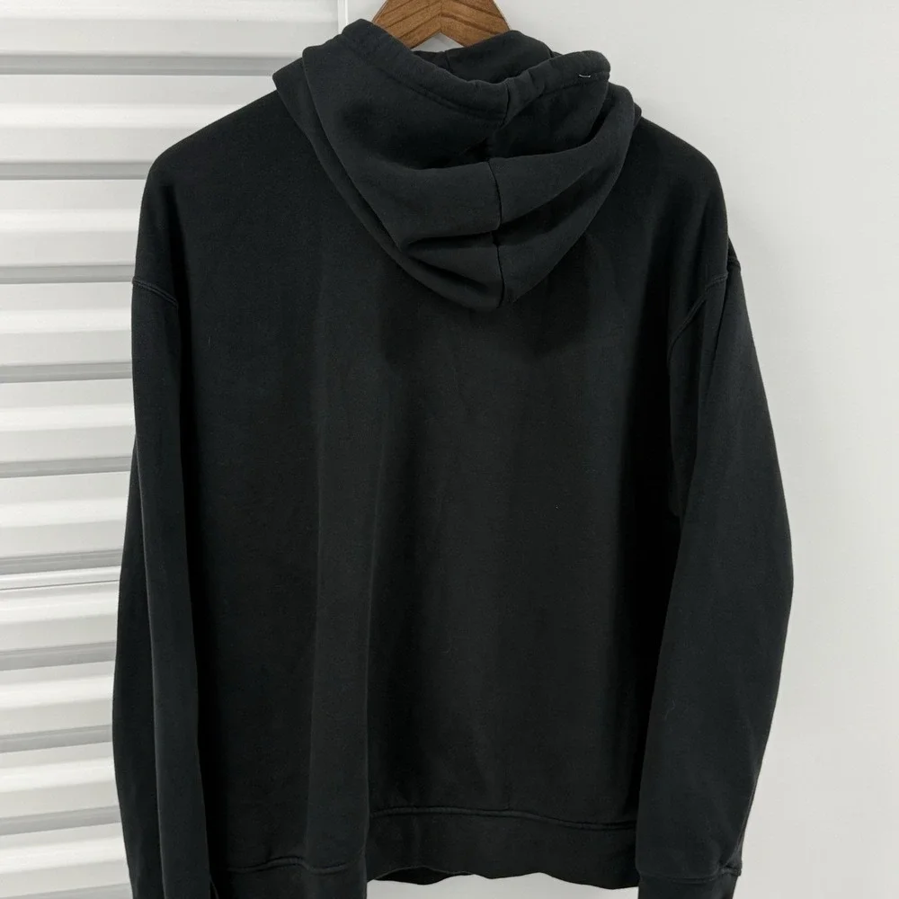 Nike Air Jordan Flight Hoodie Men's Large Black Gold Jumpman Pullover